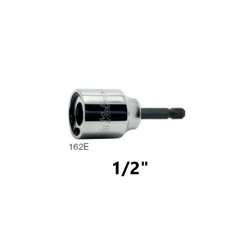 SKI - สกี จำหน่ายสินค้าหลากหลาย และคุณภาพดี | KOKEN 162E-1/2 ลูกบ๊อกซ์สำหรับถอด-ใส่สตัด 1/2นิ้ว ใช้กับไขควงไฟฟ้าแกน 1/4นิ้ว